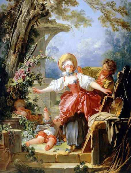 Жан Оноре Фрагонар. Игра в жмурки. 1750-52.