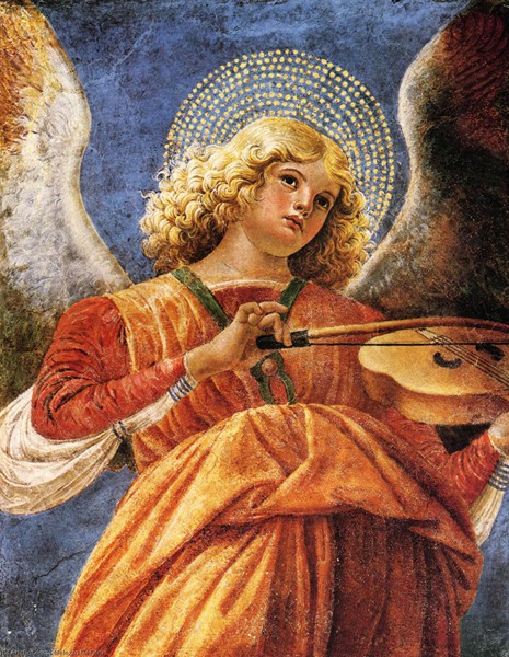 Мелоццо да Форли. Музыцирующий ангел. 1479-80.