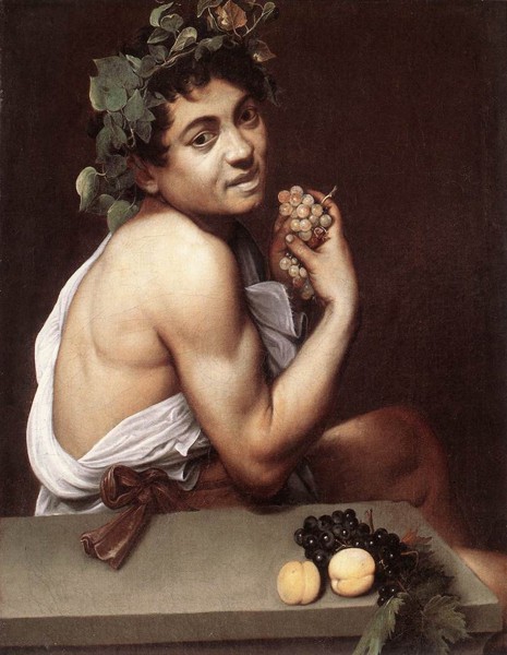 Микеланджело Караваджо. Больной Вакх. Галерея Боргезе, около 1593-1594.