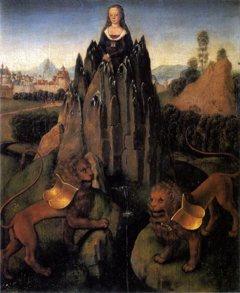 Ханс Мемлинг (1430-1440 – 1494), «Аллегория невинности» 1479-80