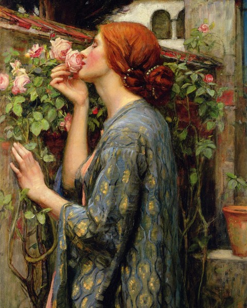 Джон Уильям Уотерхаус (1849-1917). Душа розы, 1908