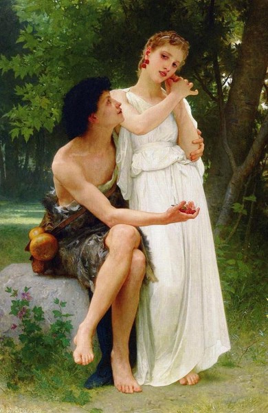 William-Adolphe Bouguereau (1825-1905). First Jewels, 1891.