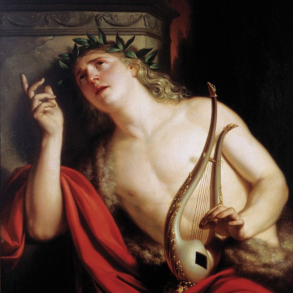 Franz Caucig. Slovene. The Lament of Orpheus.  19th.century.