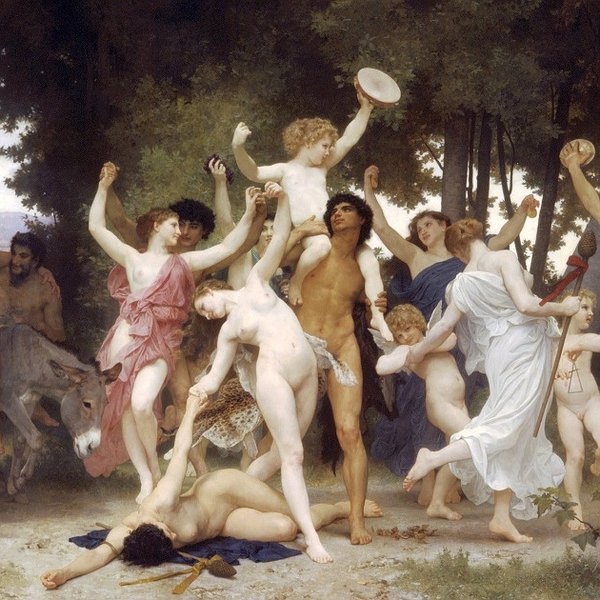 William-Adolphe Bouguereau (1825-1905). The Dance, 1856. Musée d'Orsay, Paris, France