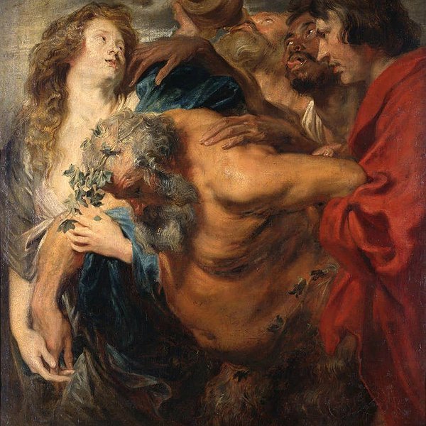 Anthony van Dyck. Silenus Drunk, 1621. Gemäldegalerie Alte Meister, Dresden, Germany.