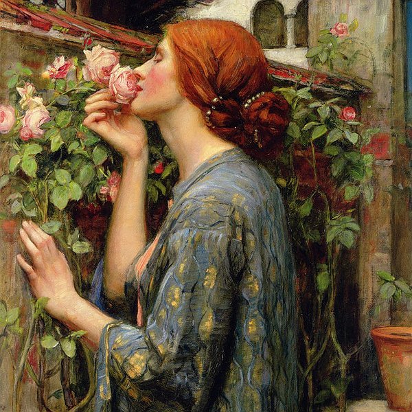 Джон Уильям Уотерхаус (1849-1917). Душа розы, 1908
