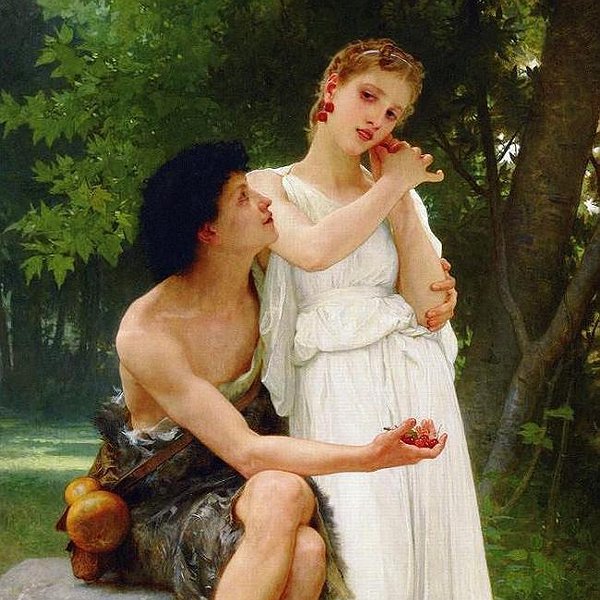 William-Adolphe Bouguereau (1825-1905). First Jewels, 1891.