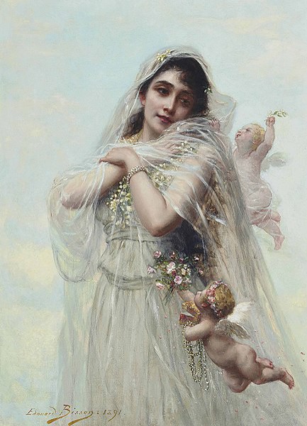 Edouard Bisson (1856-1939) -   An allegory of Spring, 1891.