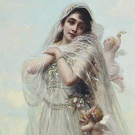Edouard Bisson (1856-1939) -   An allegory of Spring, 1891.