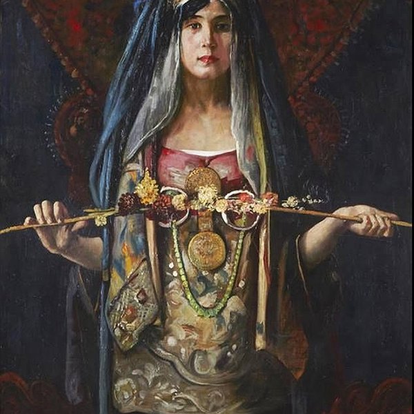 Gyula Tornai - The Moroccan bride, 1861-1928