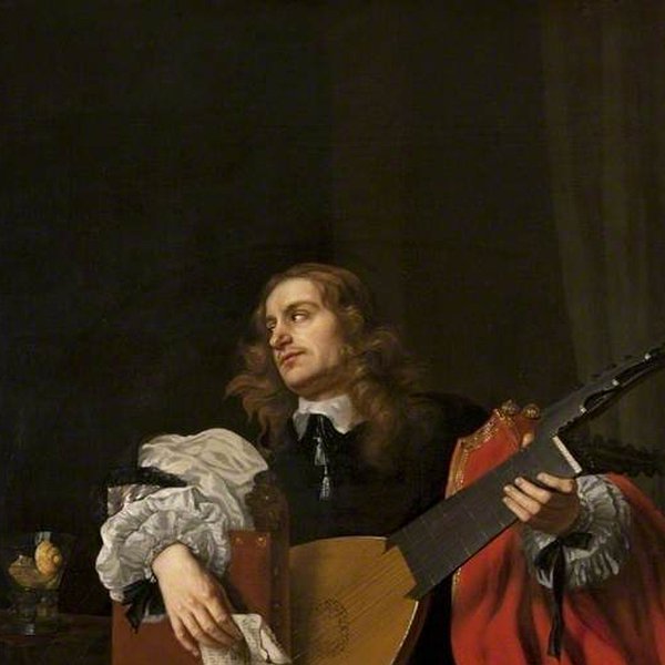 Jacob van Reesbroeck - Portrait of a Man with a Lute