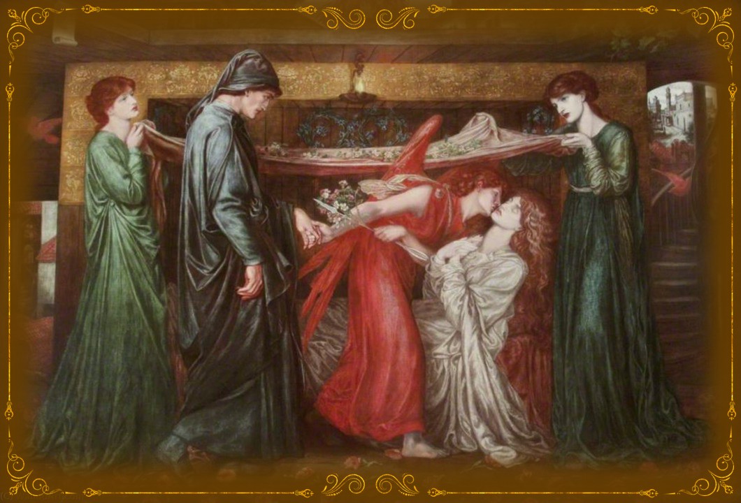 Dante Gabriel Rossetti (1828-1882). Dante's Dream at the Time of the Death of Beatrice, 1871