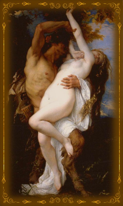 Alexandre Cabanel. Nymph and Satyr 1860