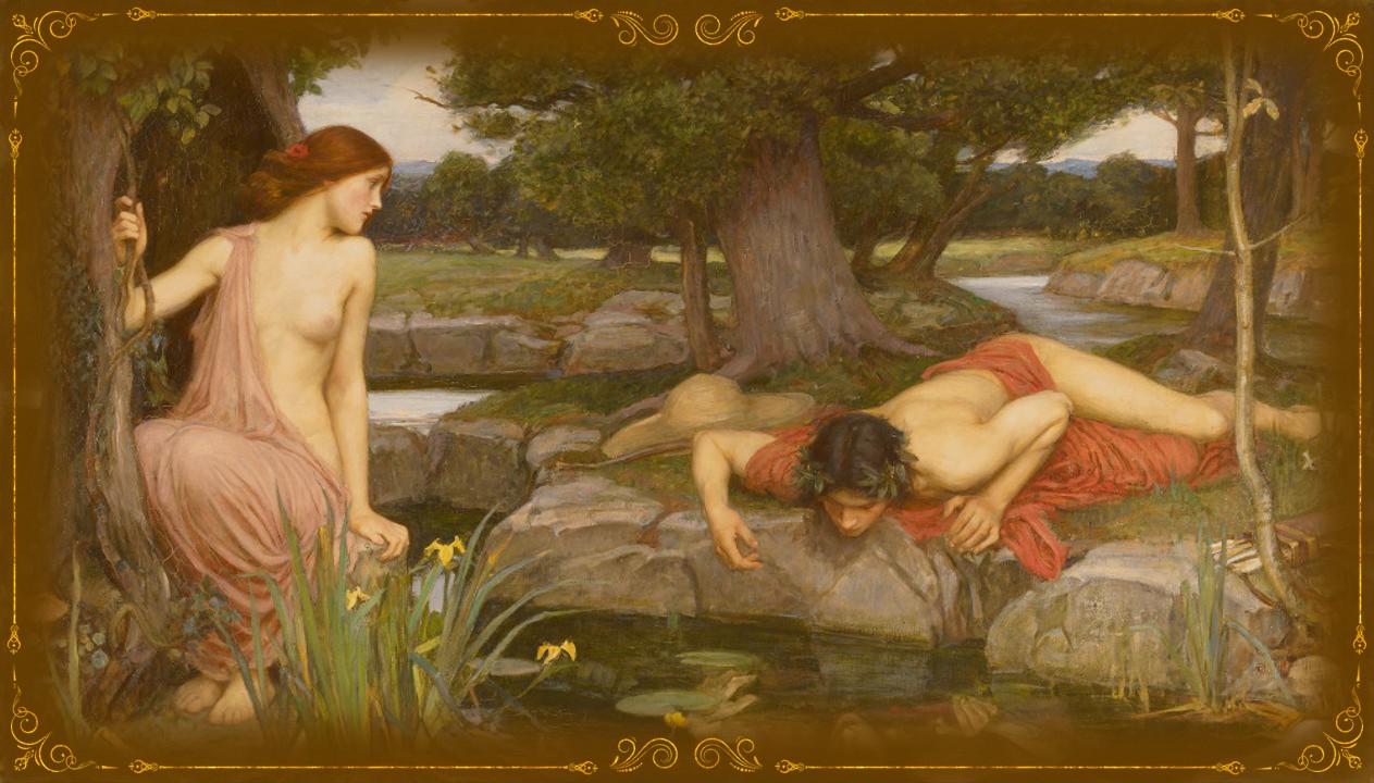 John William Waterhouse (1849-1917). Echo and Narcissus, 1903