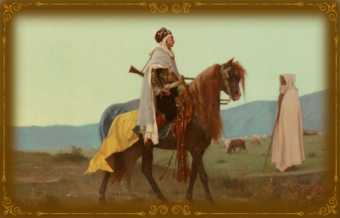 Gustave Boulanger (1824 - 1888). An Arab Horseman, 1865