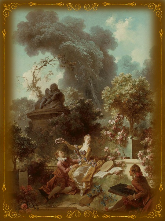 Jean-Honoré Fragonard (1732-1806).. The Lover Crowned, 1771