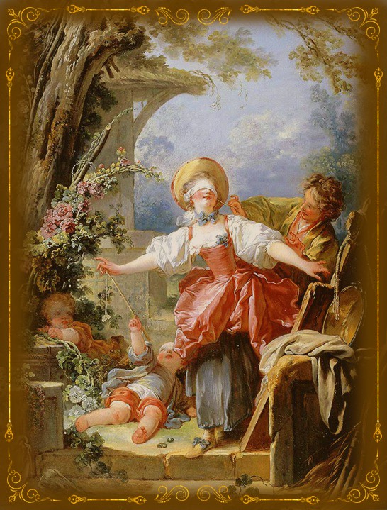 Жан Оноре Фрагонар. Игра в жмурки. 1750-52.