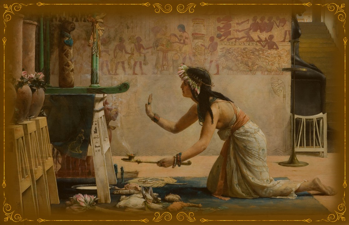 John Reinhard Weguelin (1849-1927). The Obsequies of an Egyptian Cat, 1886 John Reinhard Weguelin (1849-1927). The Obsequies of an Egyptian Cat, 1886