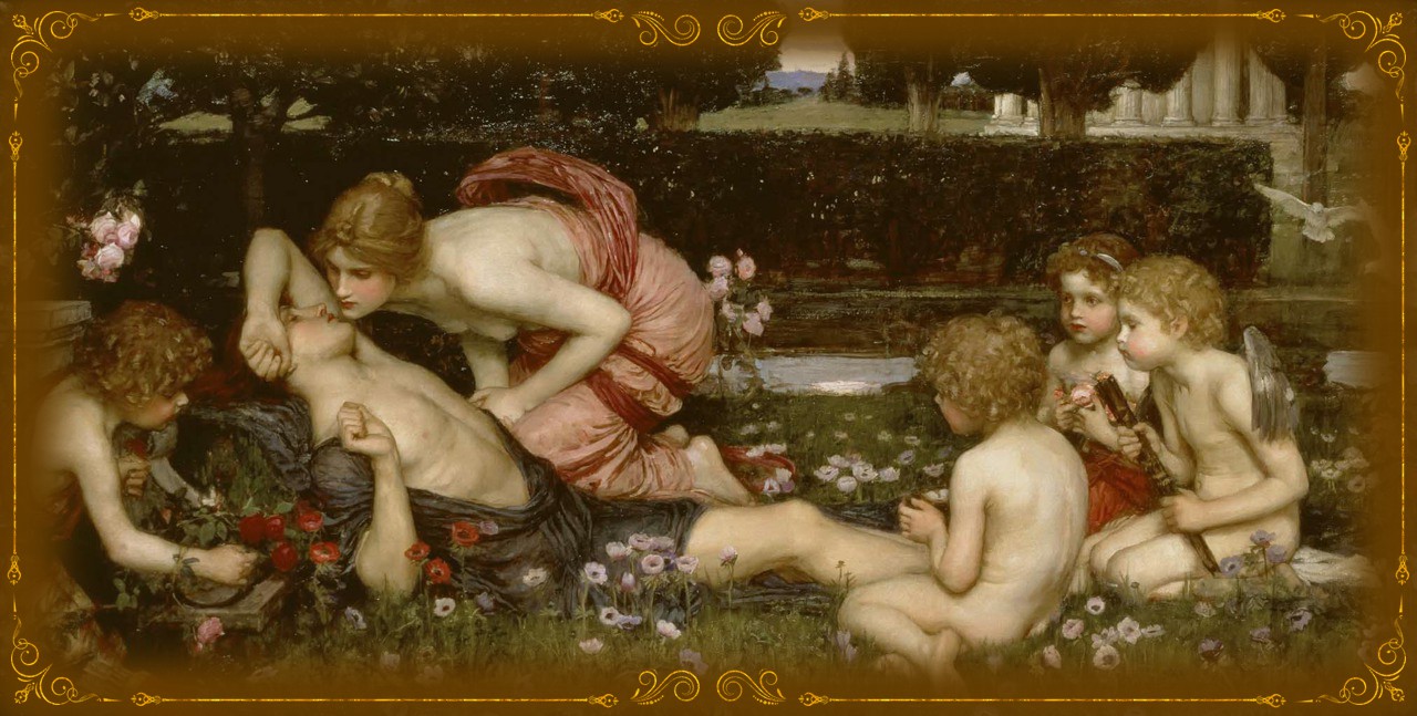 John William Waterhouse (1849-1917). The Awakening of Adonis, 1899