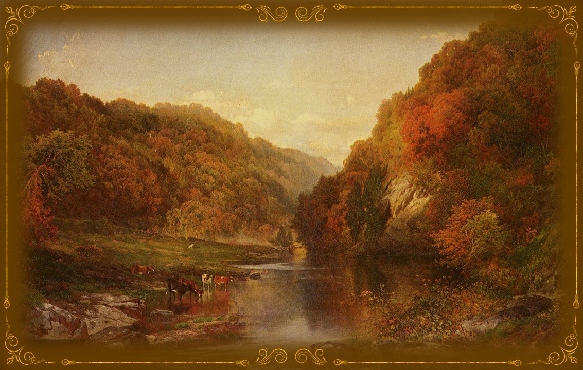 Thomas Moran (1837-1926). Autumn on the Wissahickon, 1864 г.