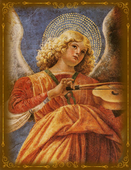 Мелоццо да Форли. Музыцирующий ангел. 1479-80.