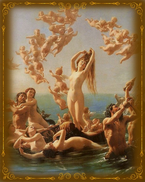 Fritz Zuber-Bühler (1822-1896). Birth of Venus, 1877