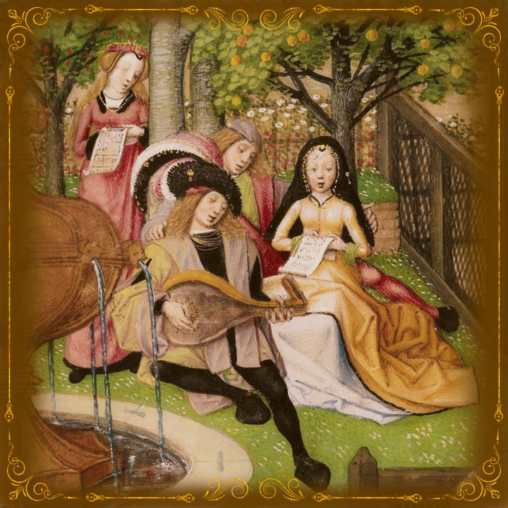Garden of Pleasure, Netherlands, 1490-1500.