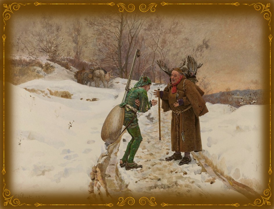 Jehan Georges Vibert (1840-1902). «Муравей и кузнечик», 1875 Jehan Georges Vibert (1840-1902). «Муравей и кузнечик», 1875