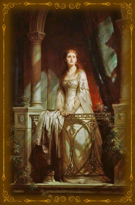 Thomas Francis Dicksee (1818-1895). Джульетта на балконе, 1875 Thomas Francis Dicksee (1818-1895). Джульетта на балконе, 1875