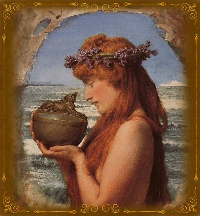 Lawrence Alma-Tadema (1836-1912). Pandora, 1881