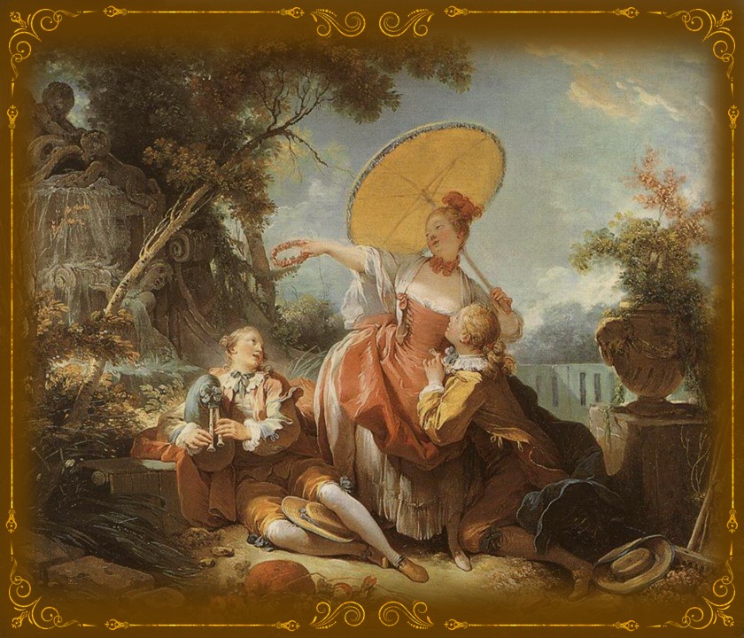 Jean-Honoré Fragonard (1732-1806). A musical contest, 1775